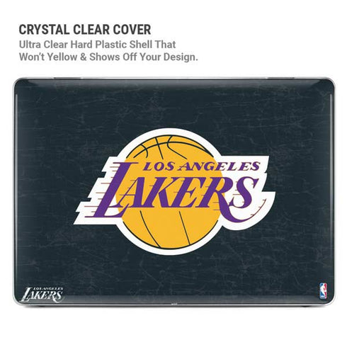 NBA Los Angeles Lakers Black Primary Logo MacBook Air 15in (2023-2025) Case plus Skin